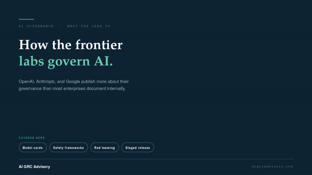 featured frontier lab governance